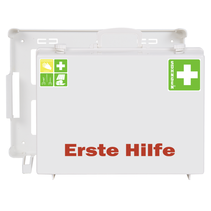 Söhgen Erste Hilfe-Koffer MT-CD leer orange, weiß, grün – Notemed  Medizintechnik