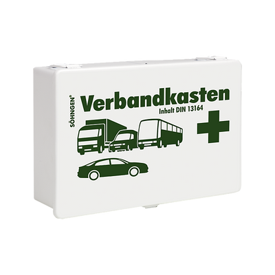 KFZ-Verbandkasten ST weiß mit Füllung Standard DIN 13164, 3004001 Söhngen