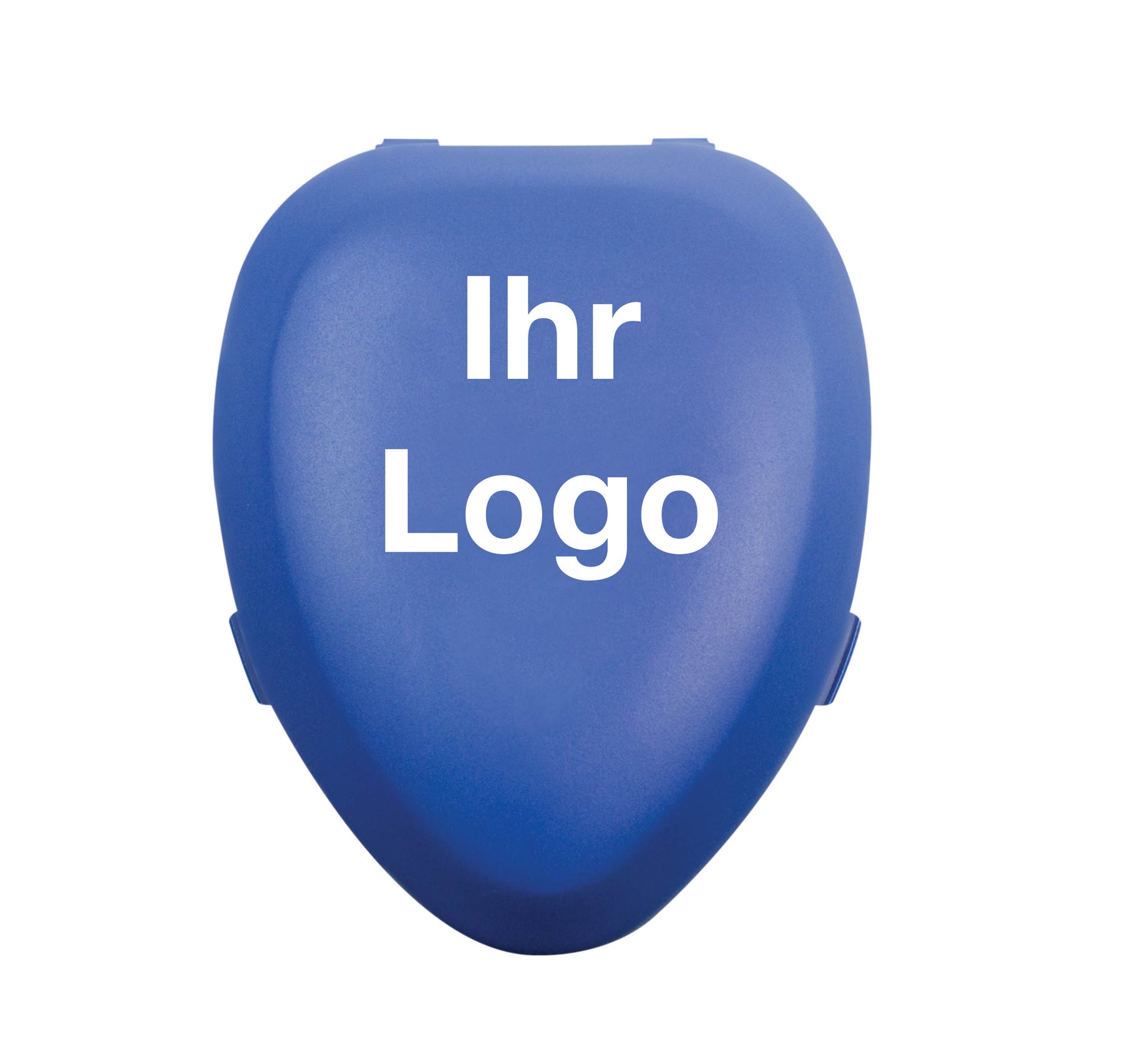 HUM, Einmal-Beatmungsmaske, mit Einwegventil, aus PVC, in Hartschalenbox,  mit individuellem Logo, blau, rot, gelb, orange, weiß, AERObag,  HBM06-PMB-B/KD, HBM06-PMB-O/KD, HBM06-PMB-R/KD, HBM06-PMB-W/KD,  HBM06-PMB-Y/KD – Notemed Medizintechnik