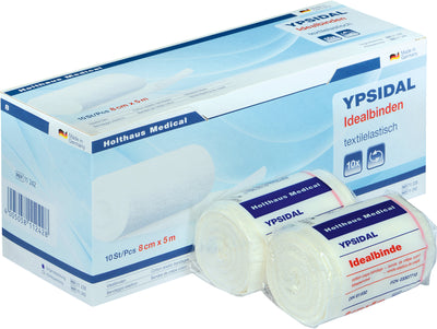 YPSIDAL Idealbinde DIN 61 632, Elastische Kompressionsbinde, 6 cm x 5 m, 8 cm x 5 m, 10 cm x 5 m, 12 cm x 5 m, 15 cm x 5 m, 20 cm x 5 m, 30 cm x 5 m Holthaus