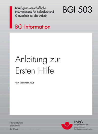 Anleitung Erste Hilfe, DIN A4, 50241 Holthaus